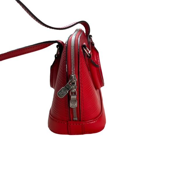 LV Louis Vuitton Red Epi Alma Nano - Picture 4 of 9